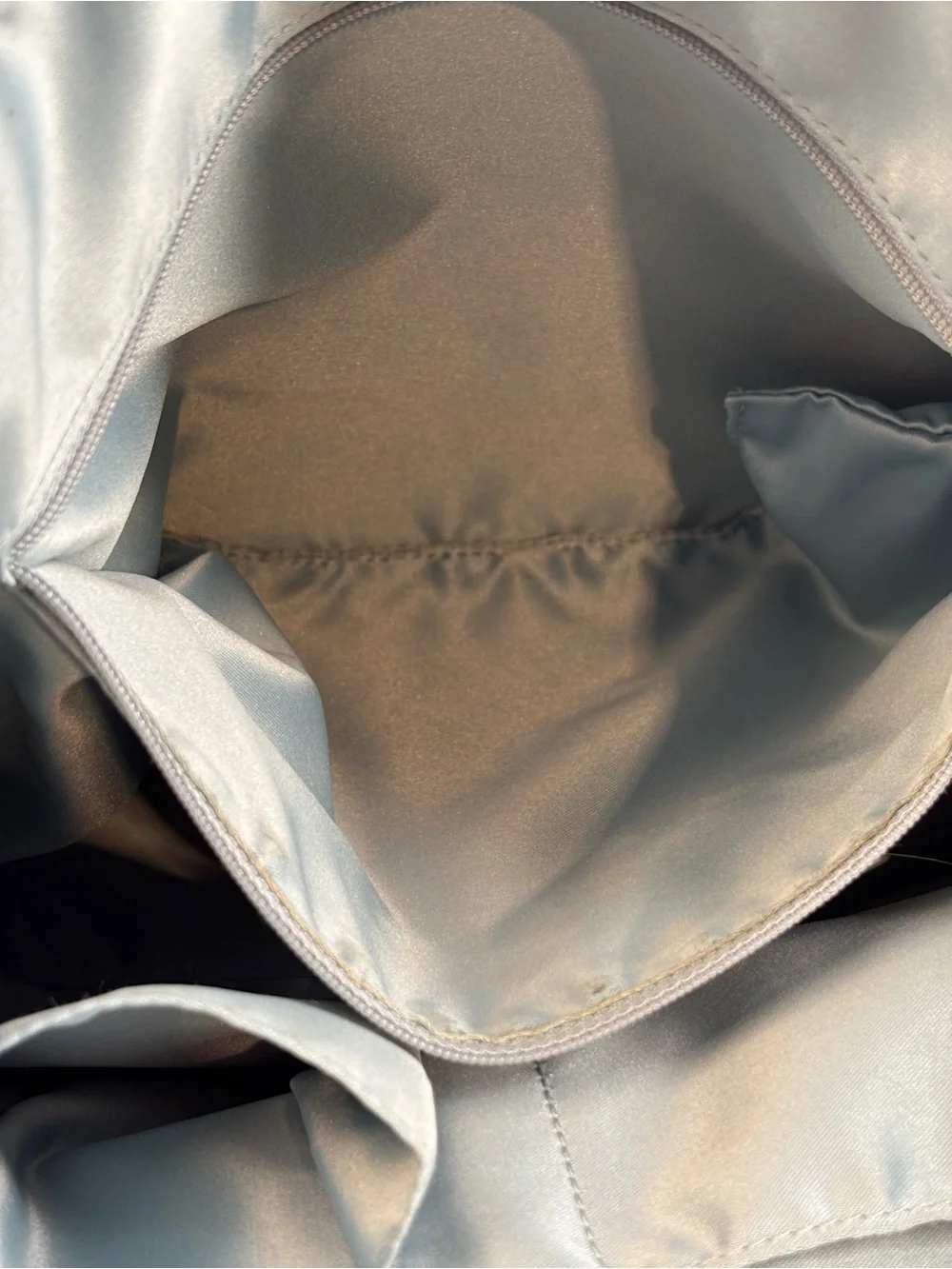 Coach‎ Signature Stripe Stitched Patent Leather Tote Olive Green 15142
